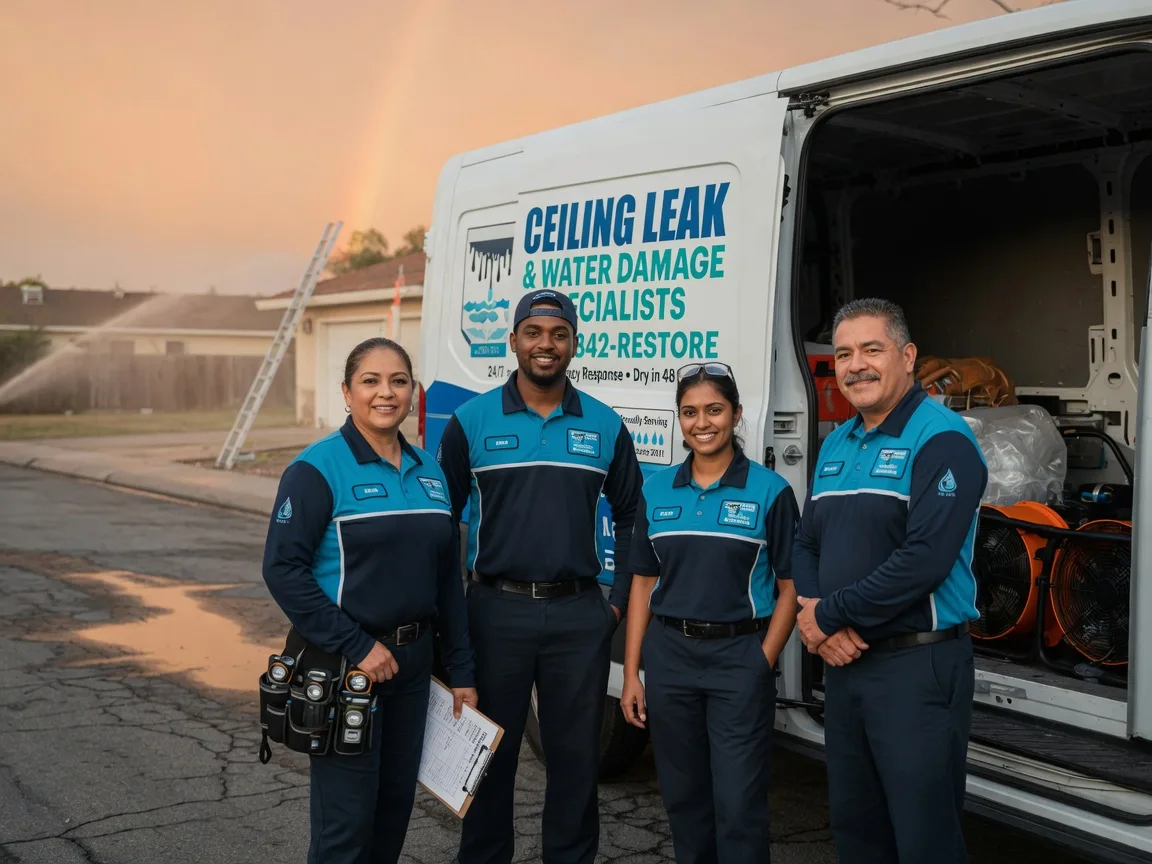 Ceiling Leak Cleanup company in Denbo, PA