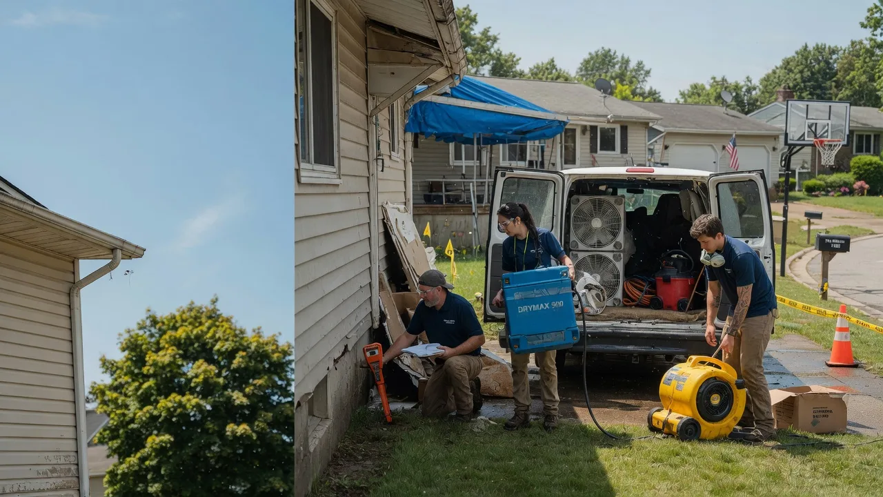 Ceiling Leak Cleanup in Denbo, PA near me